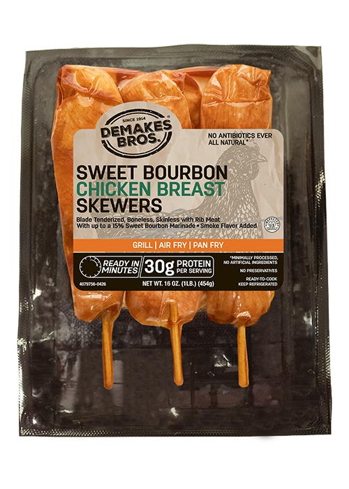 DB-Sweet-Bourbon-Chicken-Breast-Skewers-1lb front package